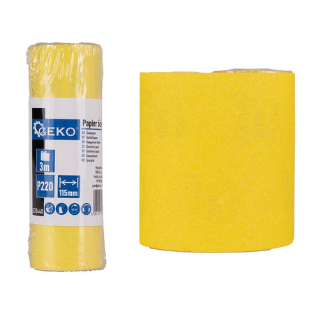Schuurpapier - rol 115mm x 3m P220