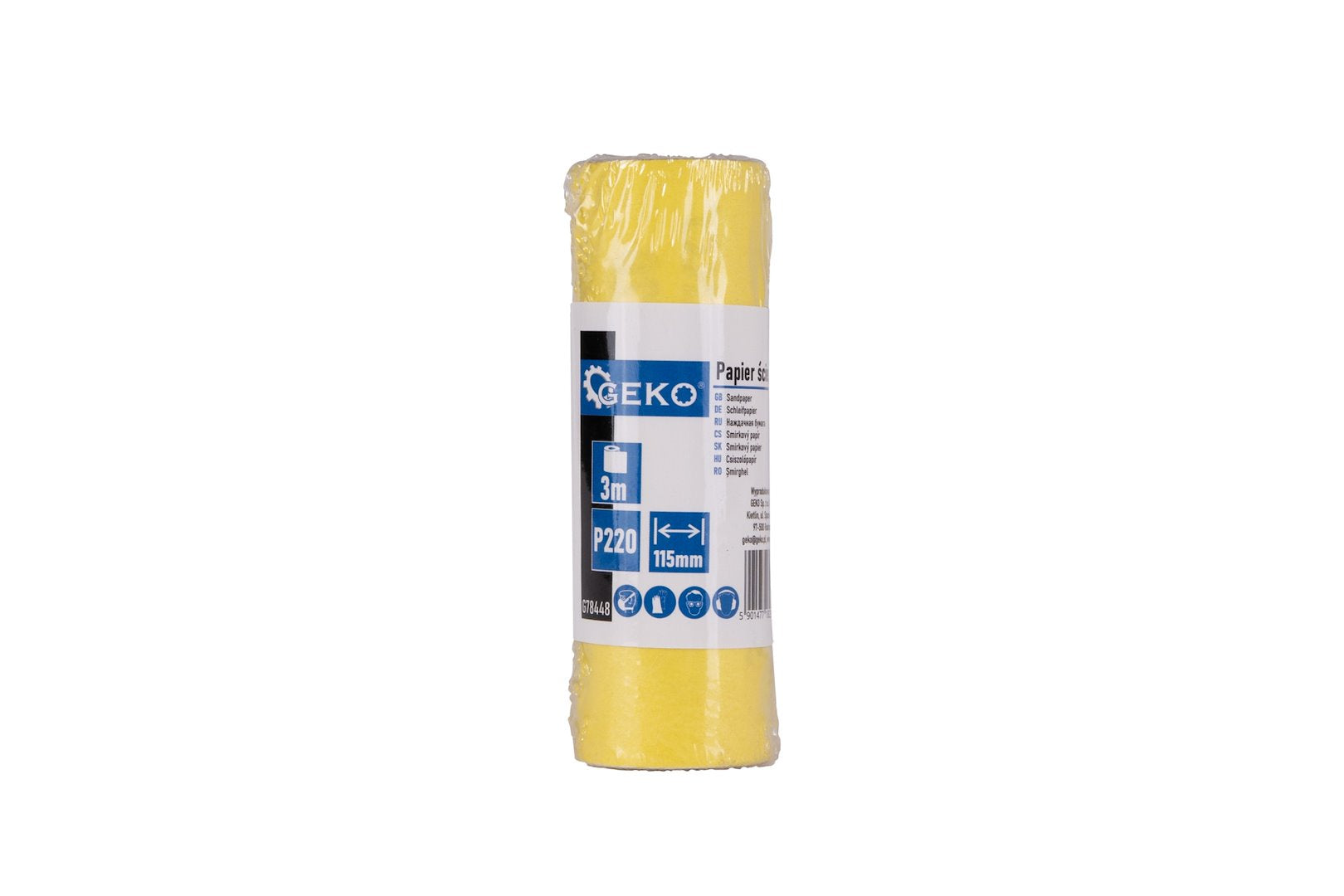 Schuurpapier - rol 115mm x 3m P220