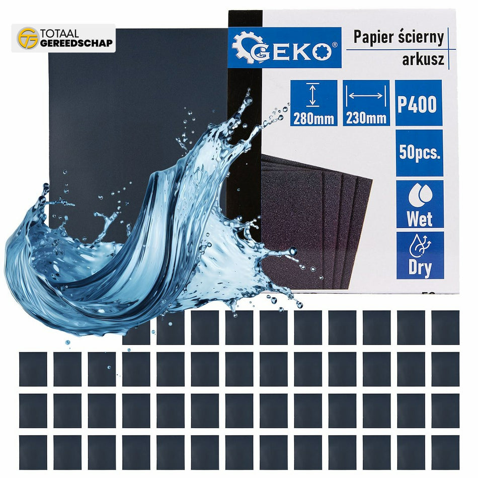 Waterproof sandpaper – sheet 230x280mm P400