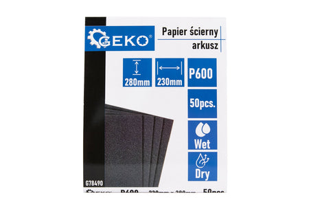 Waterdicht schuurpapier – vel 230x280mm P600