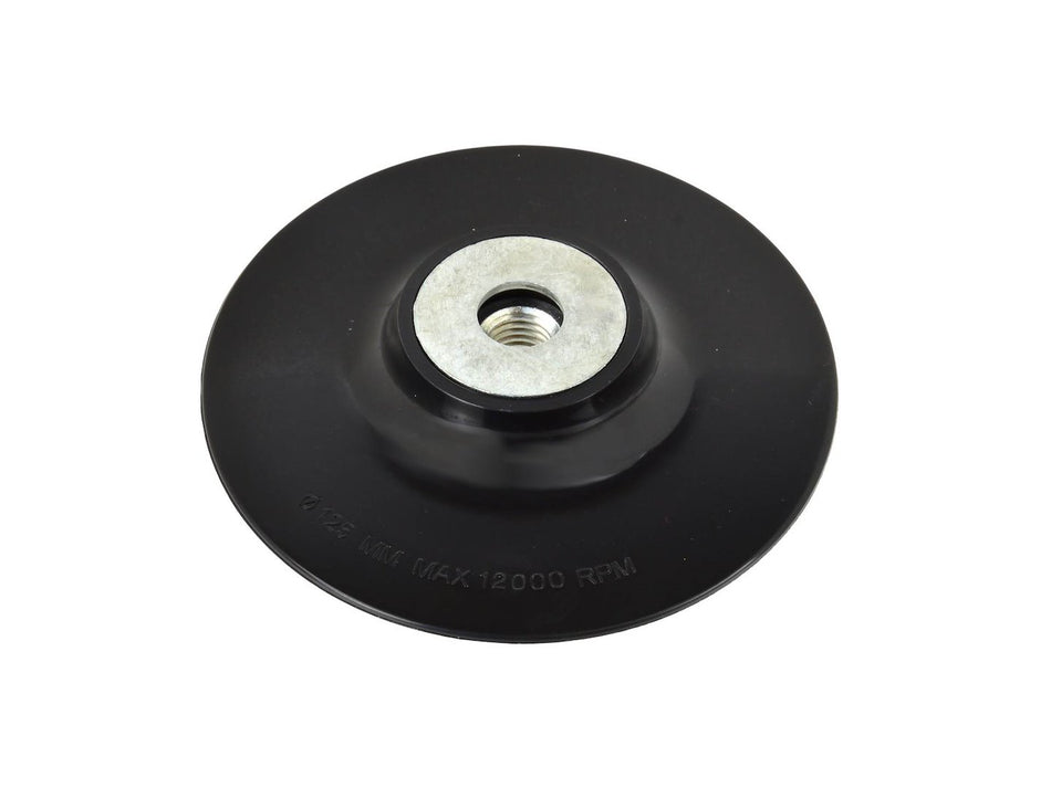 Rubberen vezelschijf steunpad 125mm M14x2