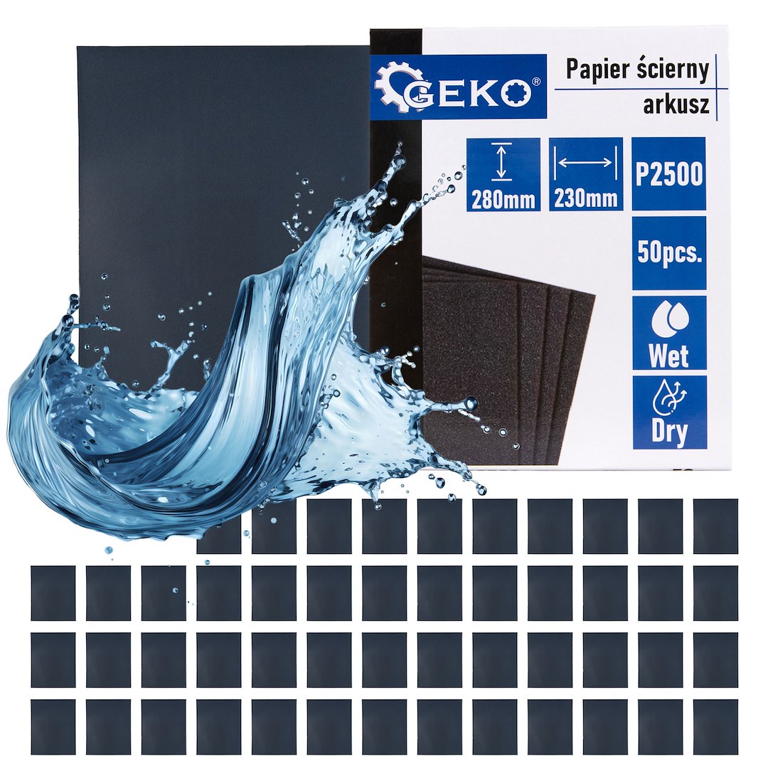 Waterdicht schuurpapier – vel 230x280mm P2500