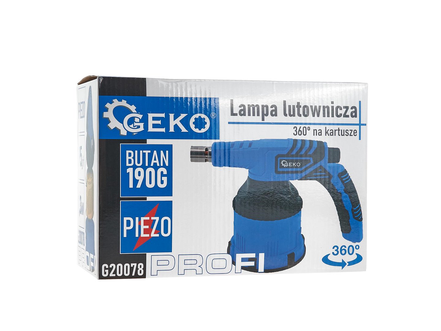 Gasbrander 360 graden (piëzo-ontsteking) PROFI
