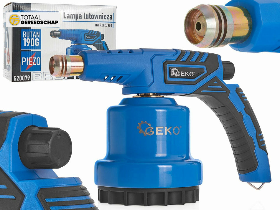 Blow Torch Burner (Piezo Ignition) with Metal Case PROFI