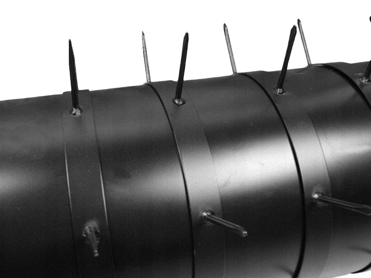 Ring met spikes bevestiging op tuimelwals