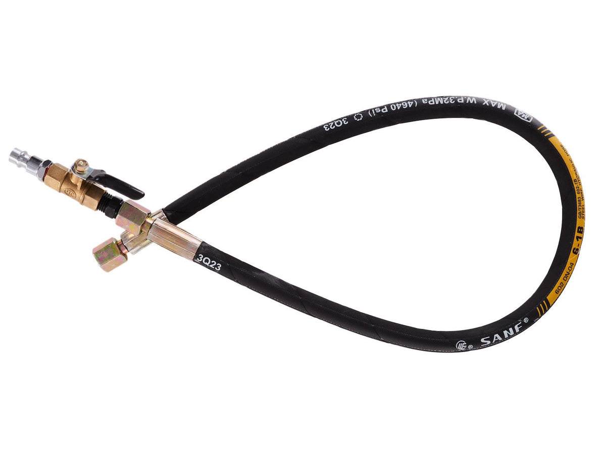 Pneumatische uittrekker voor injector
