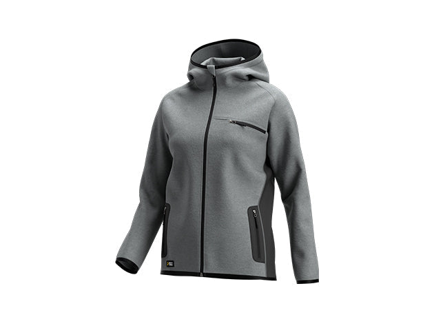 Oak hoodie w LIGHT GREY DARK GREY