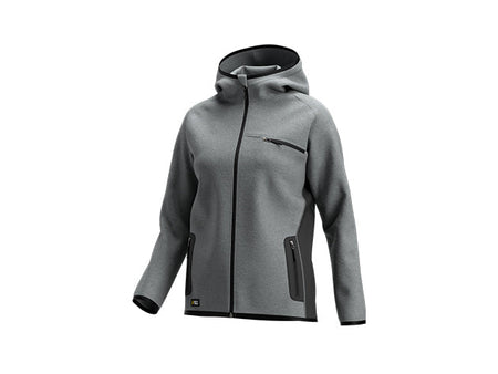 Oak hoodie w LIGHT GREY DARK GREY